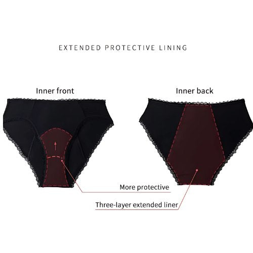 Blonde Eleganse  menstruasjonstruse i bambus for heavy flow & inkontinens
