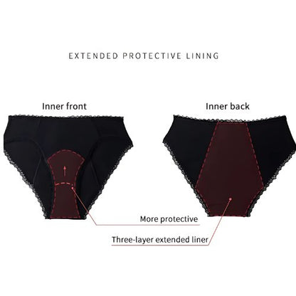 Blonde Eleganse  menstruasjonstruse i bambus for heavy flow & inkontinens