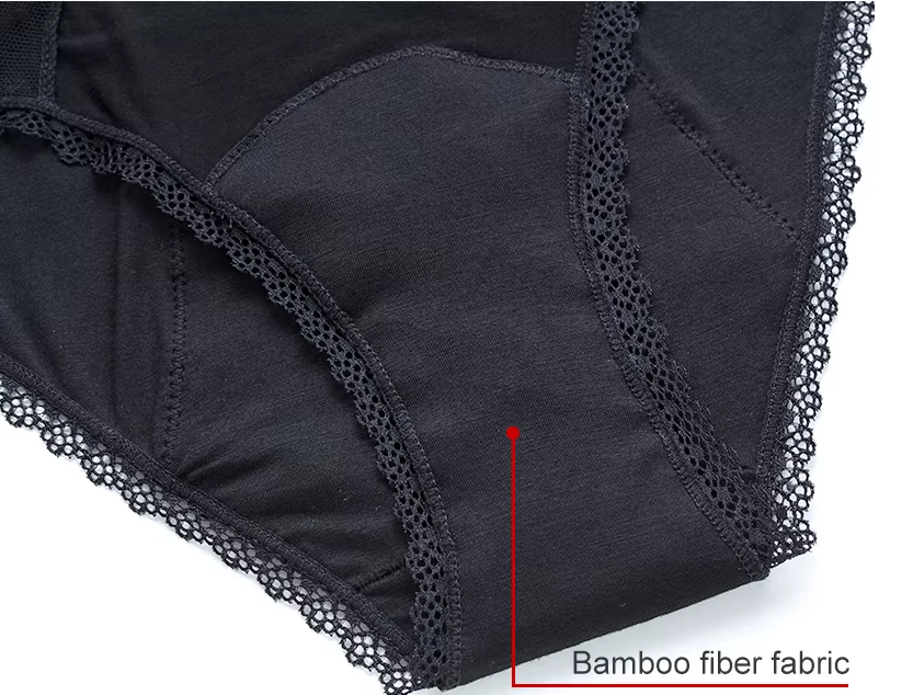Blonde Eleganse  menstruasjonstruse i bambus for heavy flow & inkontinens