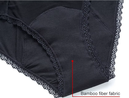 Blonde Eleganse  menstruasjonstruse i bambus for heavy flow & inkontinens